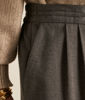 Picture of FLYNN GREY MARL FLUID CARROT CUT TROUSERS